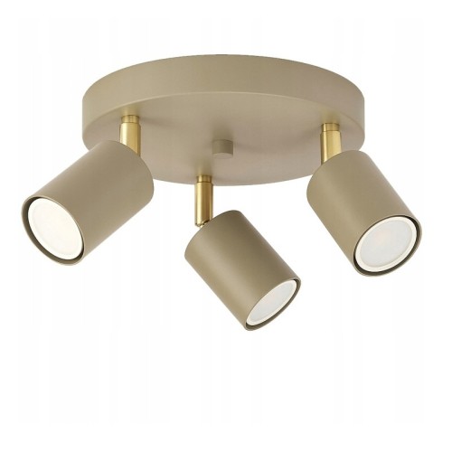 Kinkiet potrójny Spoti Round 3xGU10 ecru
