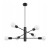 Lampa sufitowa, żyrandol wisząca 6xE27 Loft Modern czarna