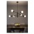 Żyrandol wisząca 6xE27 Loft Modern czarna