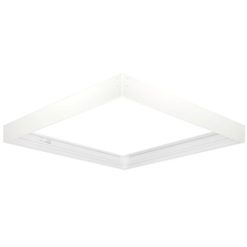 Ramka natynkowa do panelu 60x60 cm kwadratowego wysoka 62mm składana biała Led line LITE