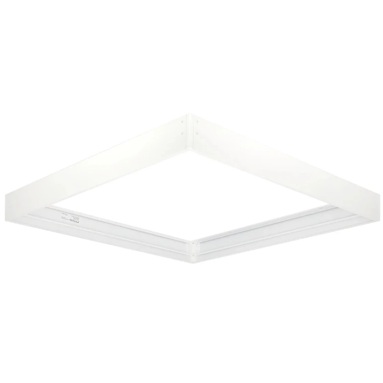 Ramka natynkowa do panelu 60x60 cm kwadratowego wysoka 62mm składana biała Led line LITE