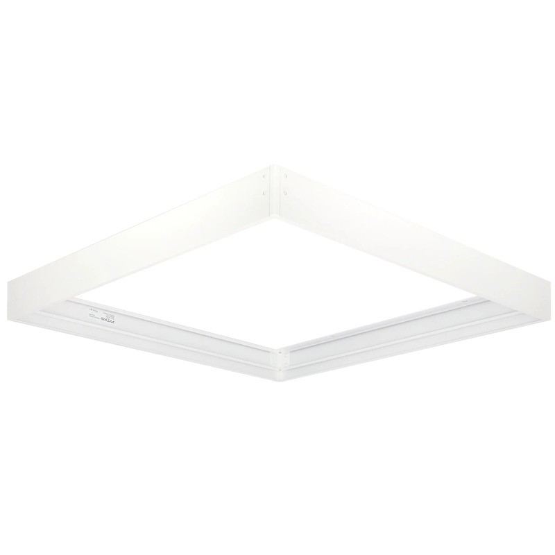 Ramka natynkowa do panelu 60x60 cm kwadratowego wysoka 62mm składana biała Led line LITE