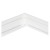 Ramka 60x60 cm kwadratowego wysoka 62mm składana biała