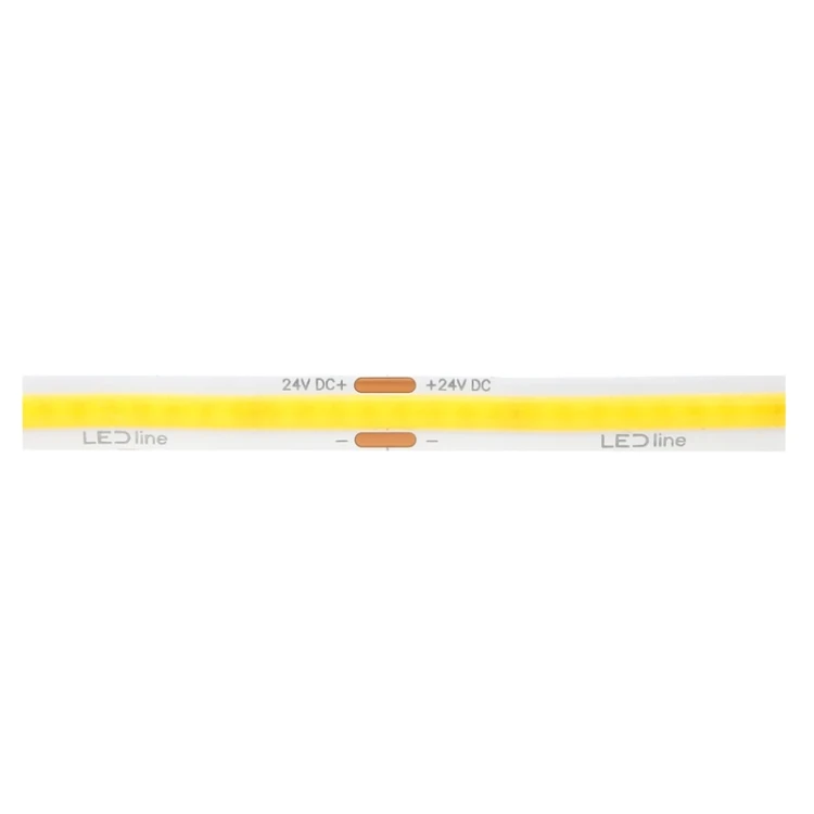Taśma LED LEDline PRIME COB 8W/m 3000K 320 chips/m 24V IP20 biała ciepła 5m