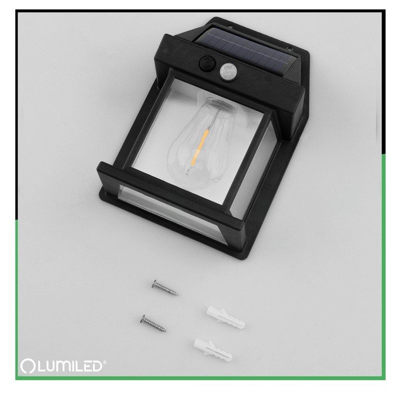 Lampa Elewacyjna LED 3000K IP44 Czujnik Ruchu i Zmierzchu DONA