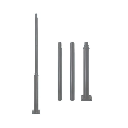 Słup oświetleniowy BASE SV 3m Fi 60mm składany szary