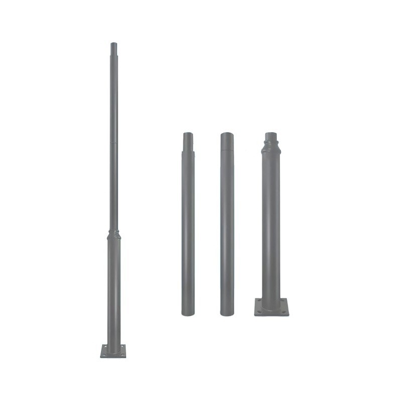 Słup oświetleniowy BASE SV 3m Fi 60mm składany szary
