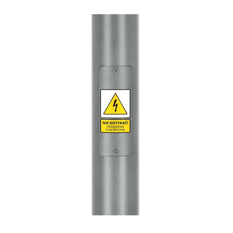 Słup BASE SV 3m Fi 60mm szary – modułowy słup oświetleniowy