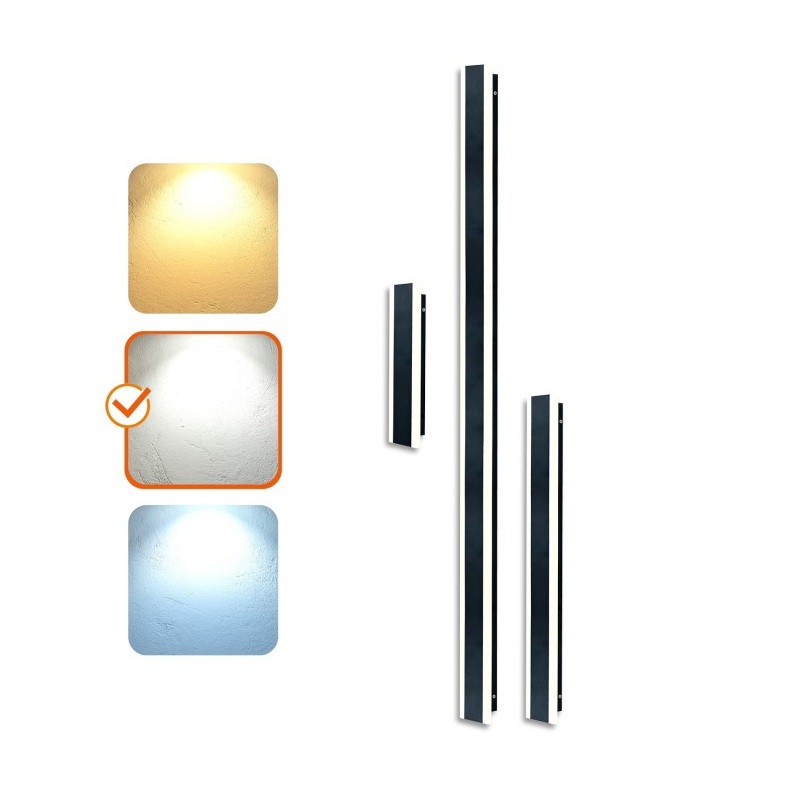 Lampa ogrodowaLED 8W 30cm IP44 4000K MIRANA S