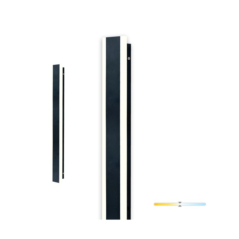 Kinkiet, lampa ogrodowa, elewacyjna LED 12W 60cm IP44 4000K MIRANA S