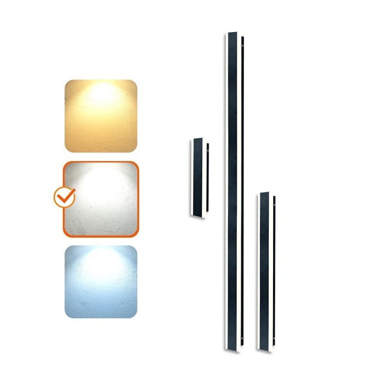lampa elewacyjnaLED 12W 60cm IP44 4000K MIRANA S
