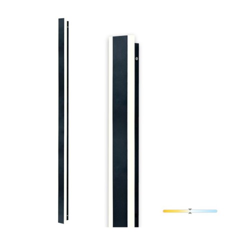 Kinkiet, lampa ogrodowa, elewacyjna LED 25W 120cm IP44 4000K MIRANA S