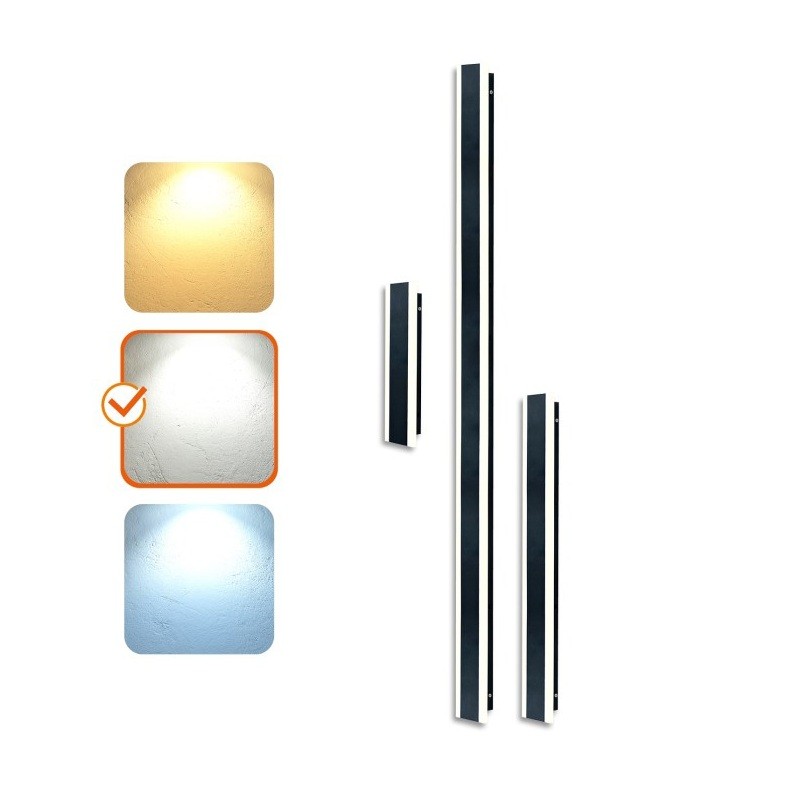 lampa elewacyjna LED 25W 120cm IP44 4000K MIRANA S