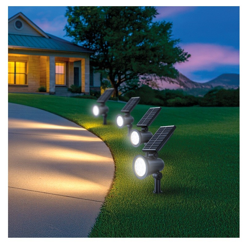 Lampa ogrodowa solarna 3000K wbijana SUNARI