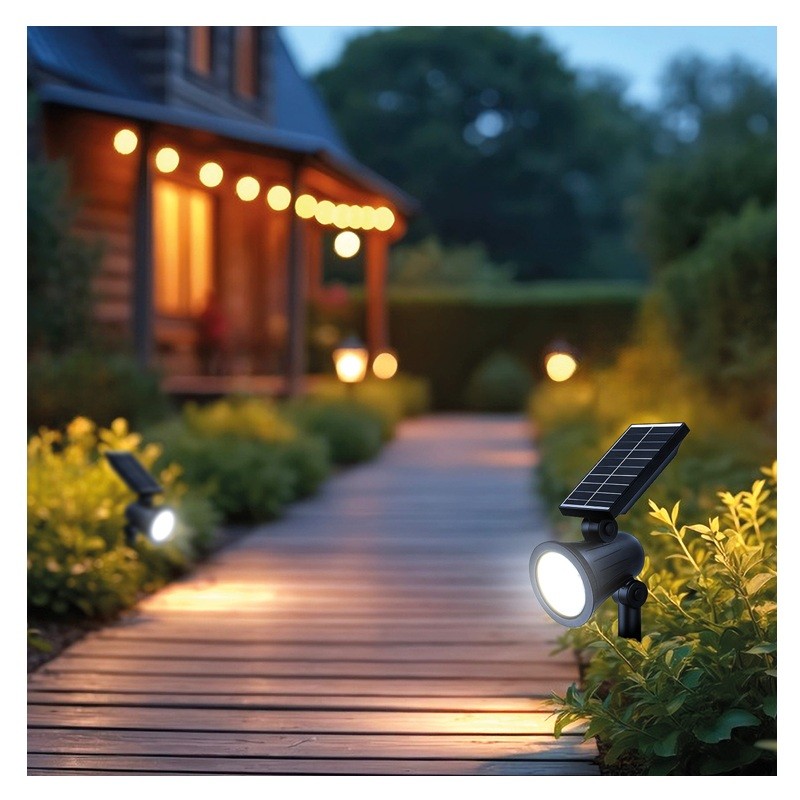 Forever Light Lampa Solarna LED SUNARI FME-185 do podświetlania 9 SMD LED