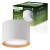 Oprawa do nabudowania stała GX53 IP20 60mm SUNLA - biała + dodatki drewna