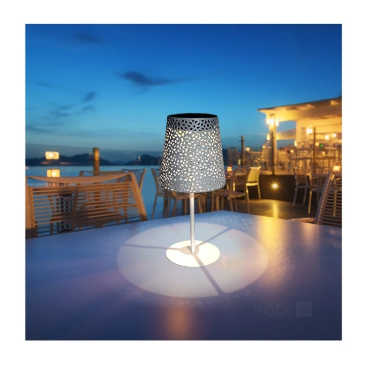 Lampa ogrodowa Solar LED LUVETRA 4000K IP44 biała LED2B
