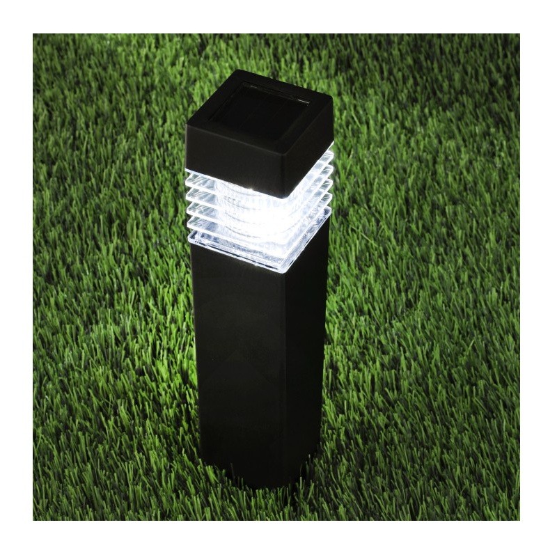 Lampa ogrodowa solarna 40cm AURORA wbijana słupek 4000K