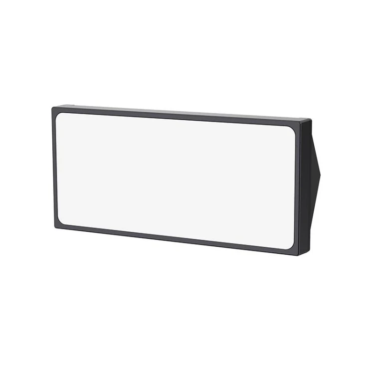 Lampa ogrodowa architektoniczna Ferra 12W 4000K IP65 - czarna z czujnikiem ruchu i zmierzchu