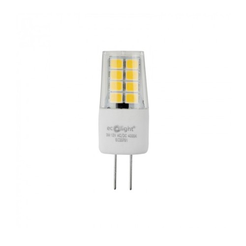 Żarówka LED G4 3W 12V 6500K 300lm biała zimna