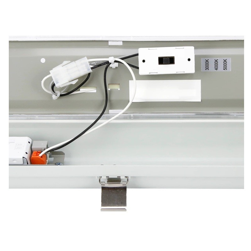 Oprawa hermetyczna RANGER 3CCT (3/4/5K) 10-40W 6000lm IP66 120cm szara PRIME