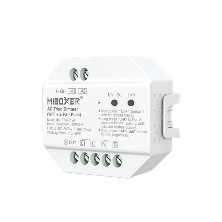 Ściemniacz LED Wi-Fi 230V Mi-Light TRI-C1WR – dopuszkowy