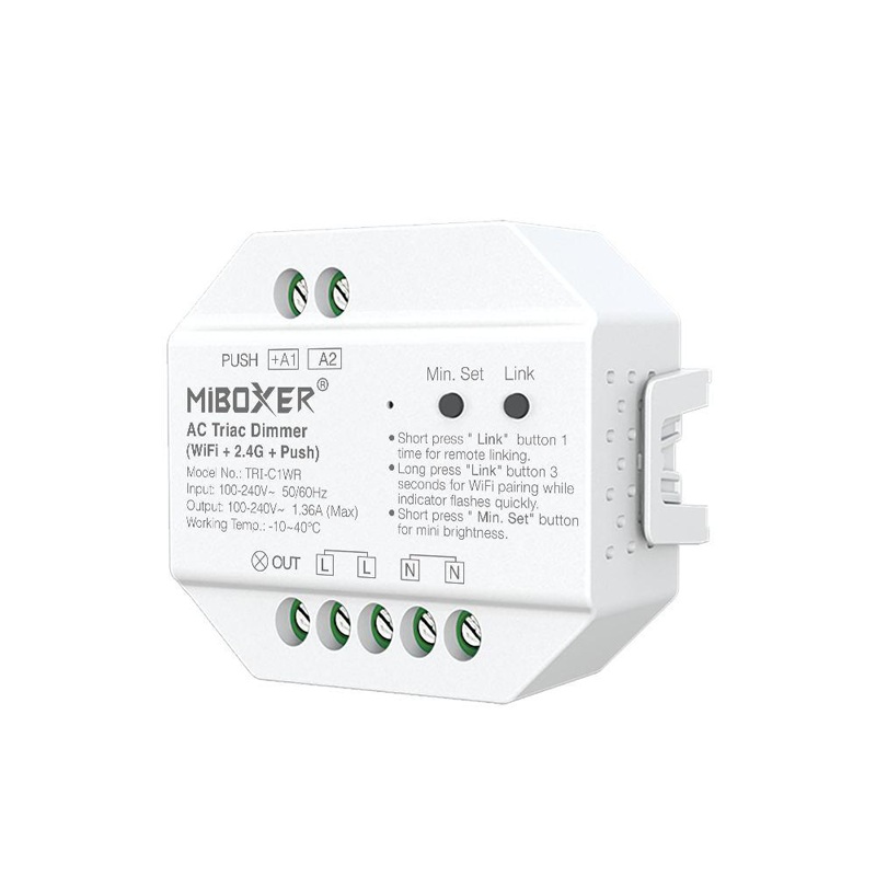 Ściemniacz LED Wi-Fi 230V Mi-Light TRI-C1WR – dopuszkowy