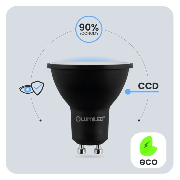 Żarówka LED GU10 Reflektor PAR16 6W = 50W 600lm 4000K Neutralna 120°