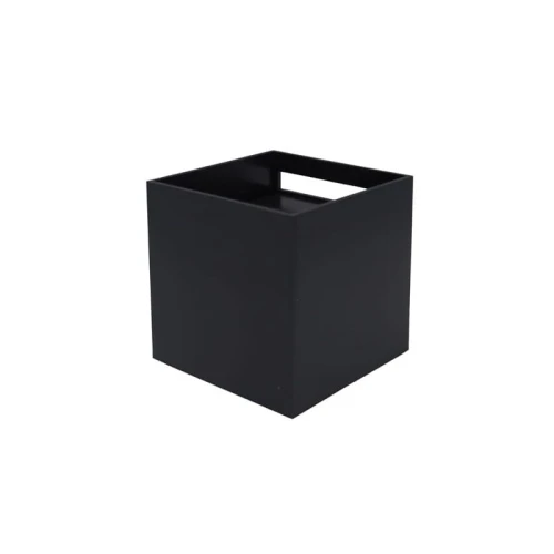 Kinkiet zewnętrzny LED 2x3W 4000K IP65 czarny CUBE OLD