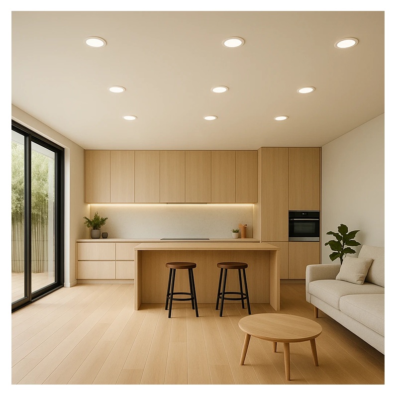 Downlight EASY FLEX 3CCT(3K/4K/5K) 18/21/24W 2110lm okrągły IP20 Biały LITE