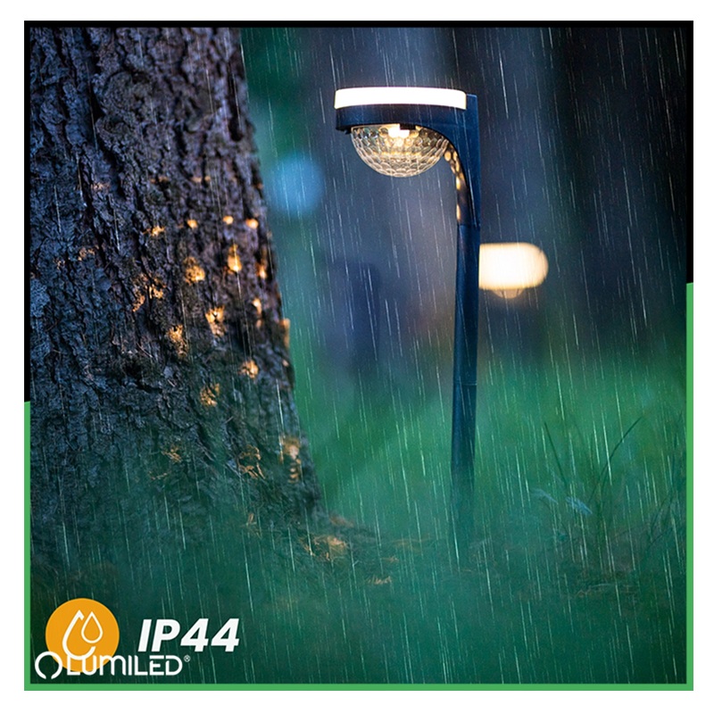 2x Lampa Solarna Ogrodowa LED LILA Wbijana Zewnętrzna Dekoracyjna 3000K LUMILED