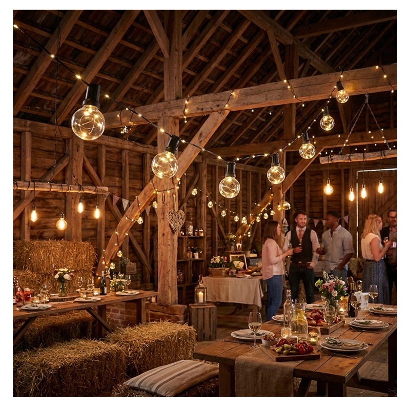 Girlanda solarna 30 kulek LED do ogrodu Aura