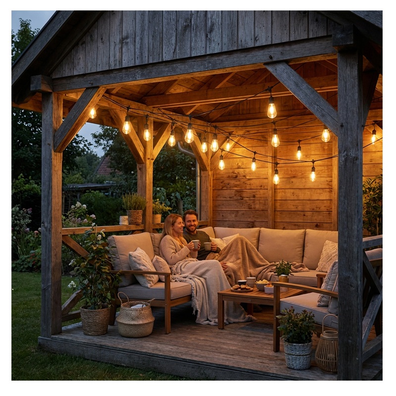 Lampki solarne ogrodowe Eremi 2 3000K