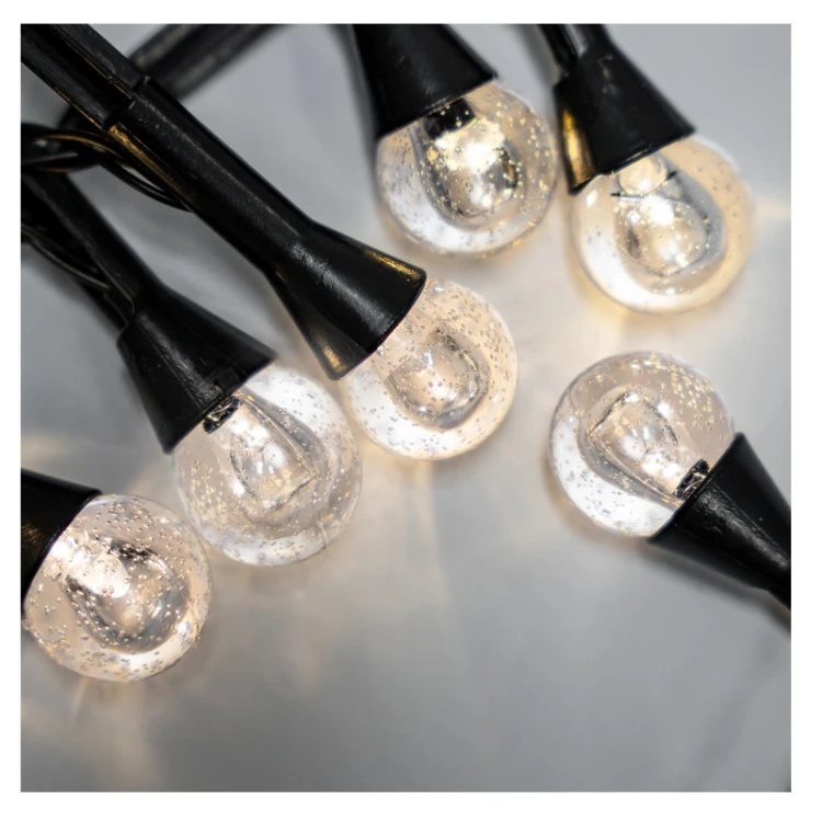 Lampki solarne ogrodowe 20 LED Hakon ciepłe światło