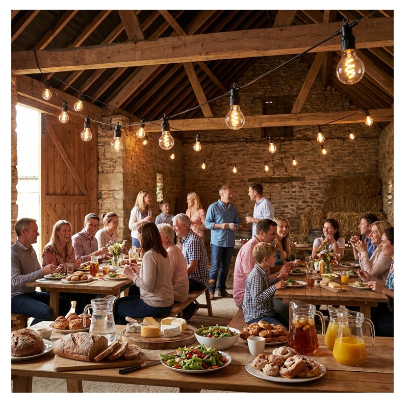 Girlanda solarna ogrodowa 15 LED ciepła biała Alavas