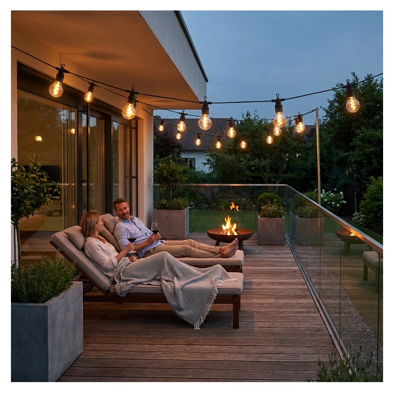 Lampki solarne 15 LED 11,58m Alavas pilot