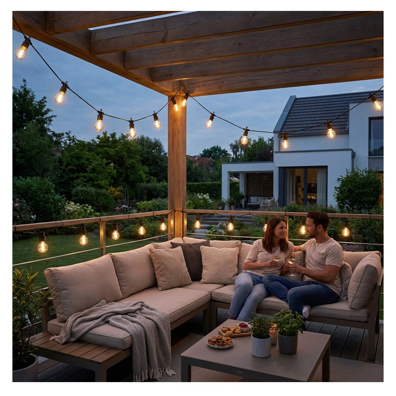 Girlanda LED solarna 15 LED Alavas IP