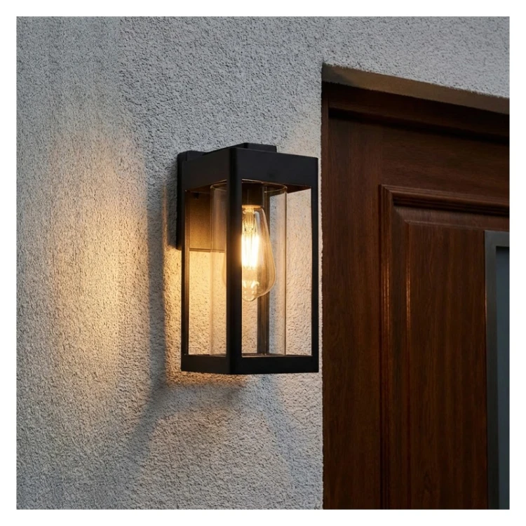 Kinkiet ogrodowy nowoczesny E27 QUADRA IP54