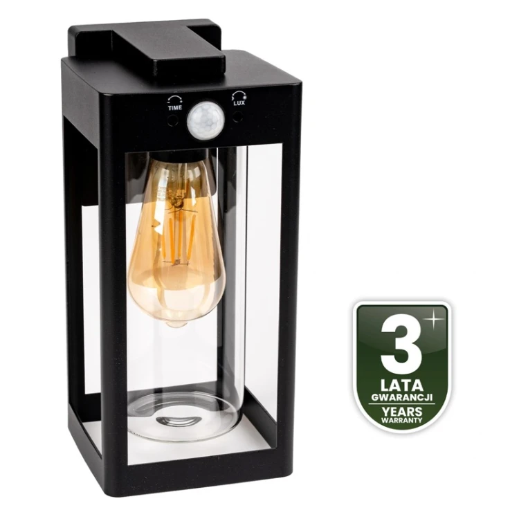 Lampa ogrodowa ścienna LED QUADRA sensor