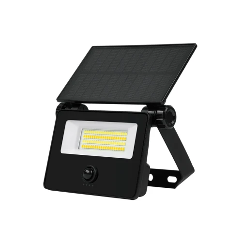 Naświetlacz LED line LITE SOLARNY 10W 3CCT PIR  1100lm IP65 FLOWLITE + pilot
