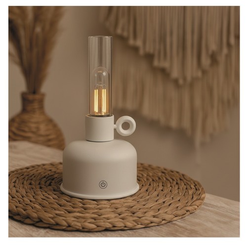 Forever Light Lampa naftowa LED Vintage FLR-05 jasny beż