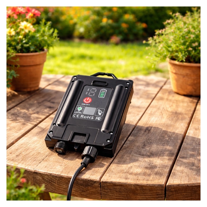 Lampki solarne ogrodowe 15 LED Flame ciepłe światło