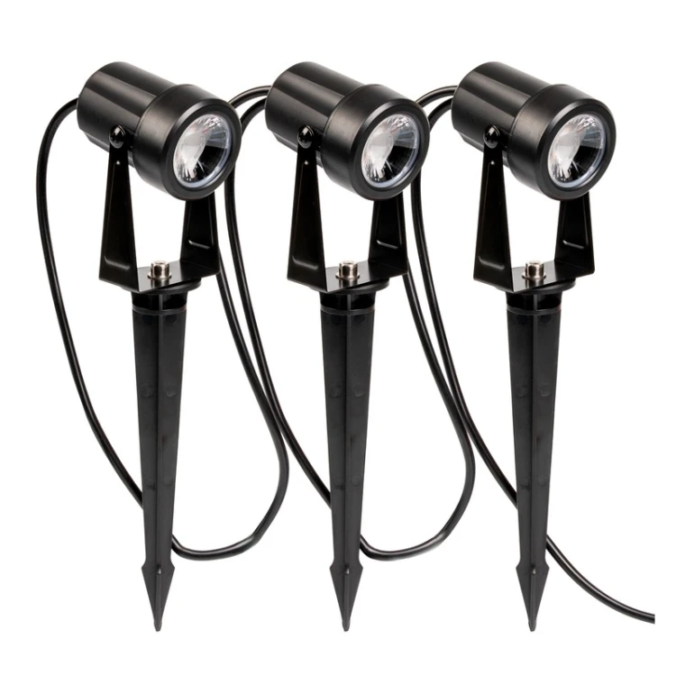 Lampki ogrodowe solarne wbijane 3 LED Solti pilot