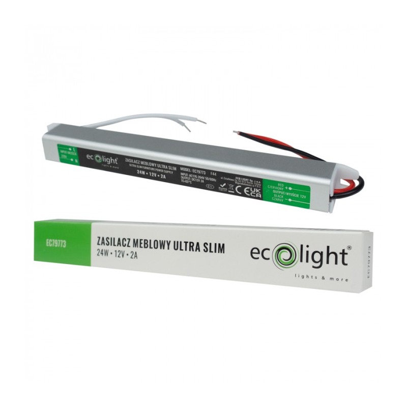 Zasilacz do LED 12V 24W 2A slim IP20
