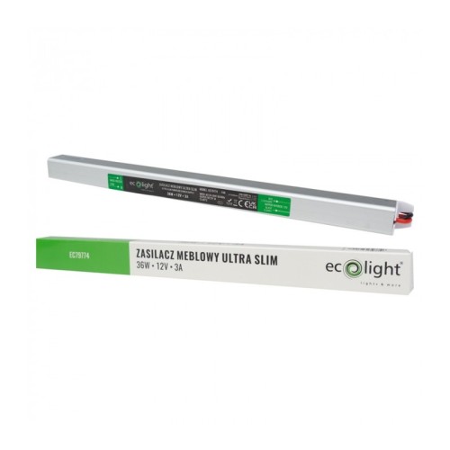 Zasilacz do LED 12V 36W 3A slim IP20