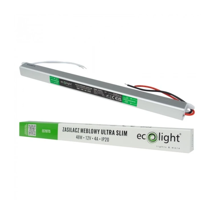 Zasilacz do LED 12V 48W 4A slim IP20