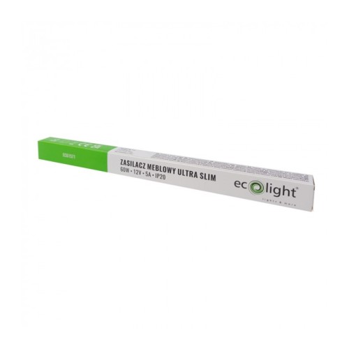Zasilacz do LED 12V 60W 5A slim IP20