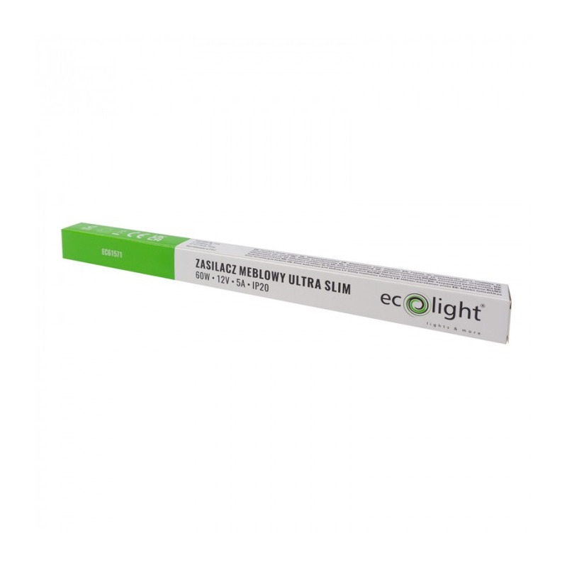 Zasilacz do LED 12V 60W 5A slim IP20
