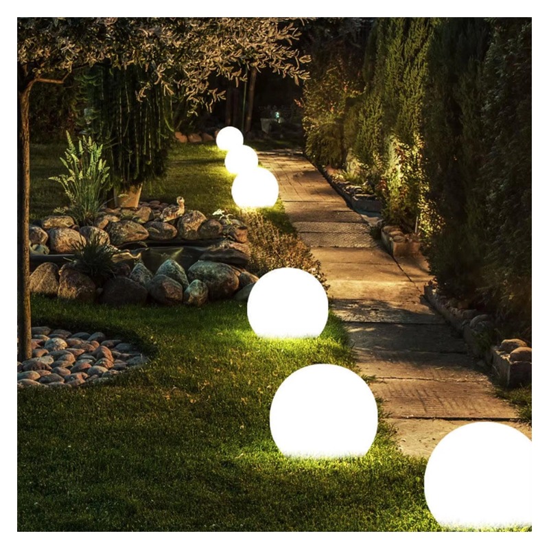 Lampa ogrodowa solarna LED Atris kula IP44