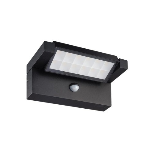 Lampa ogrodowa architektoniczna Coreo 20W 3CCT IP54 - czarna z czujnikiem ruchu i zmierzchu
